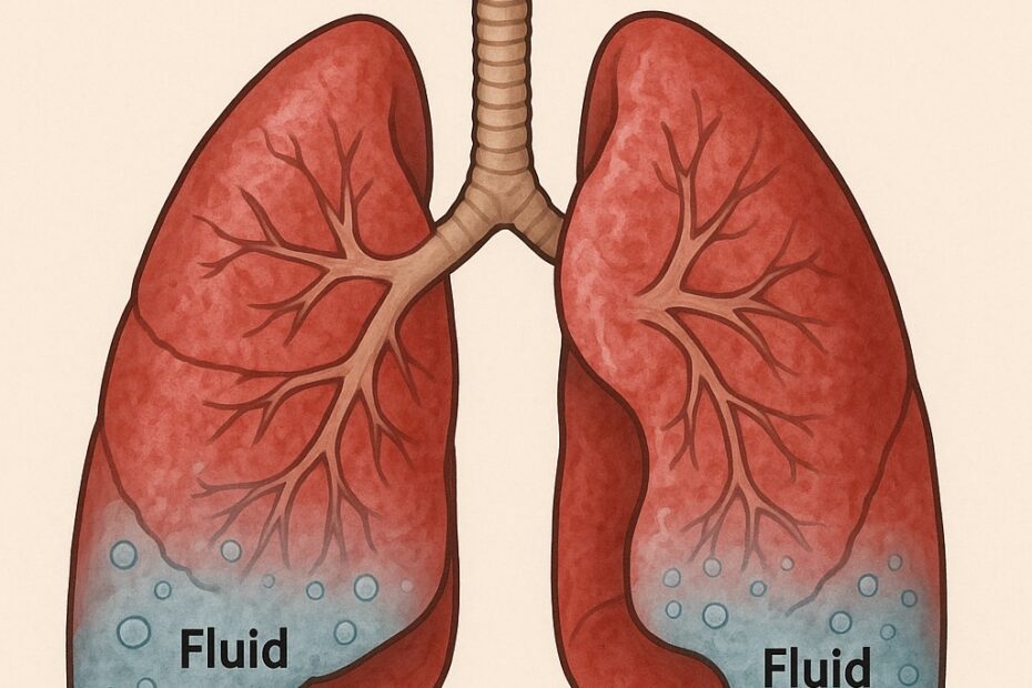 น้ำท่วมปอด