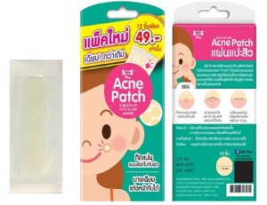 SOS Acne Patch แผ่นซับสิว 1x12ชิ้น 10กล่อง/แพค