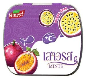อม Ninest Mints Vit-C Passion Fruit Flavor 14g*12ตลับ