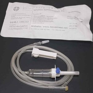 ชุดให้น้ำเกลือ ติดเข็ม IV Set BMI 20 Drops *25ชิ้น
