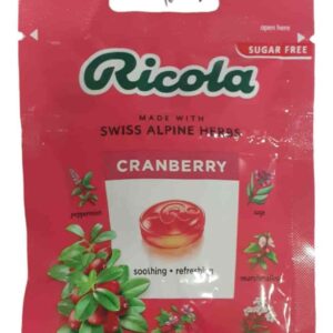 อม Ricola Cranberry 17.5g 15ซอง/กล่อง